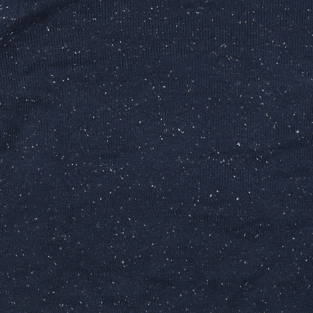 Matalan Mens Blue   Pullover Jumper Size L  - Santa Christmas Jumper