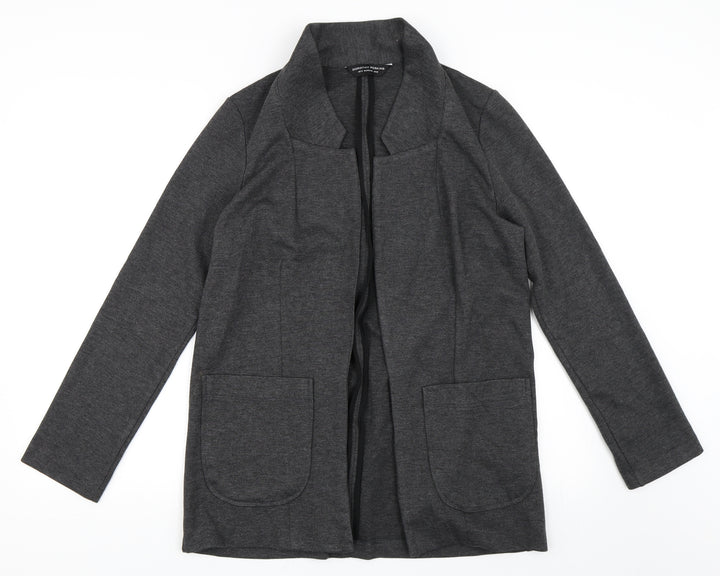Dorothy Perkins Womens Grey   Cardigan Jumper Size 12