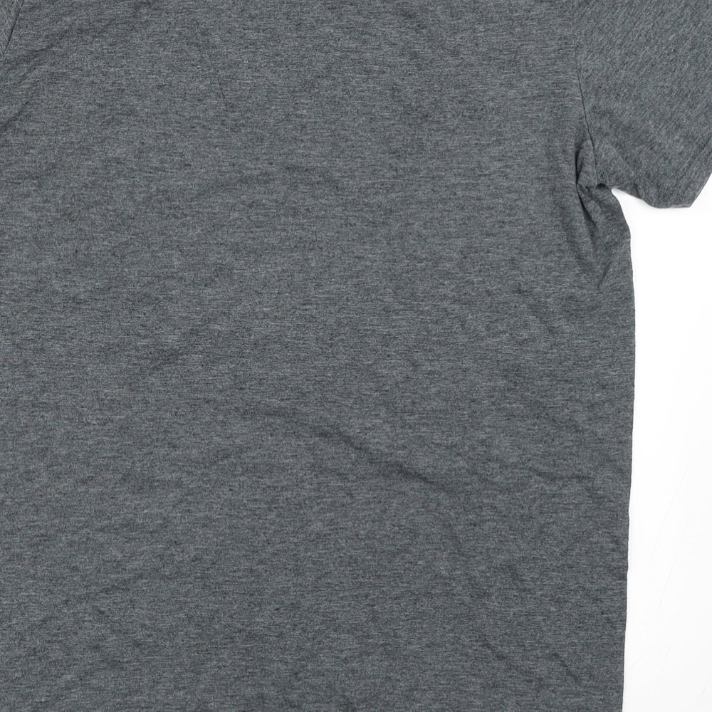 Gildan Womens Grey   Basic T-Shirt Size L
