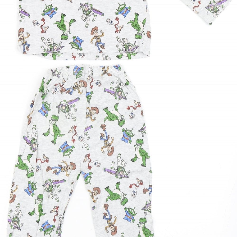 Primark Boys Grey    Pyjama Set Size 4-5 Years  - Toy Story