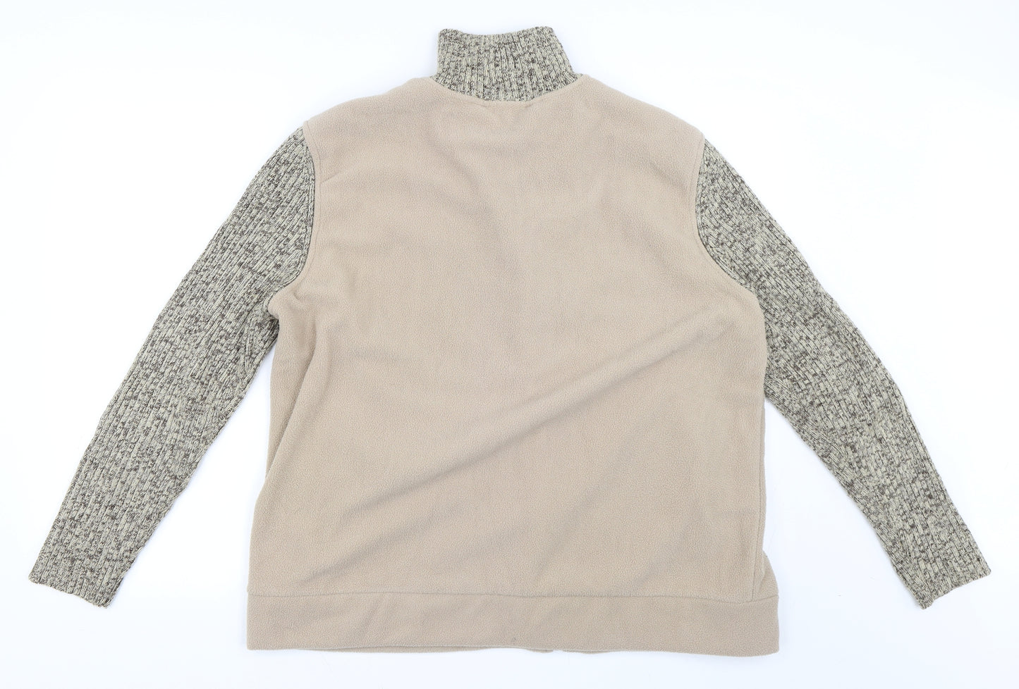 Affections Womens Beige   Jacket  Size L  - Fleece
