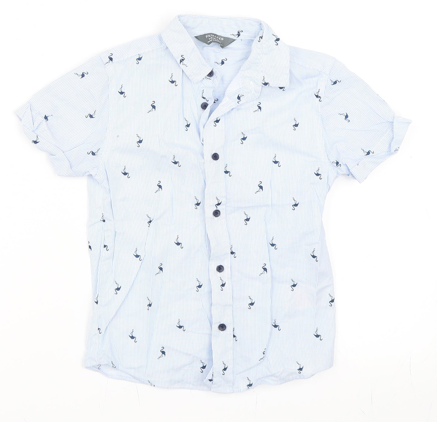 Primark Boys Blue   Basic Button-Up Size 3-4 Years