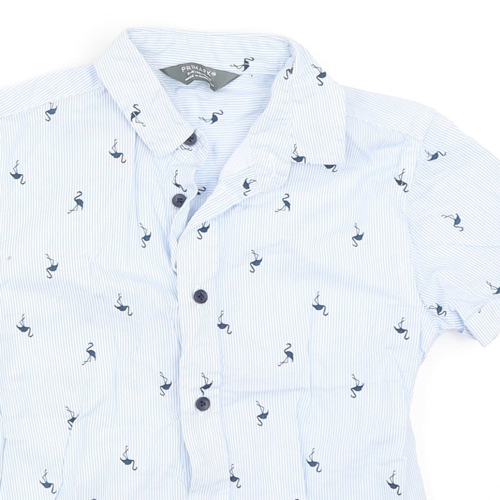 Primark Boys Blue   Basic Button-Up Size 3-4 Years