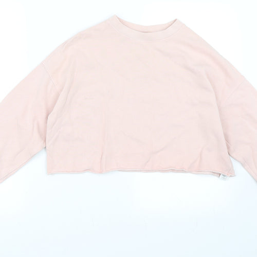 Topshop Womens Pink   Pullover Sweatshirt Size 6
