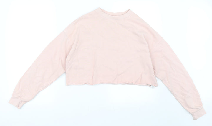 Topshop Womens Pink   Pullover Sweatshirt Size 6