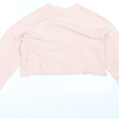 Topshop Womens Pink   Pullover Sweatshirt Size 6