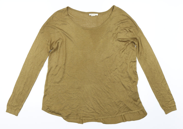 H&M Womens Green   Basic T-Shirt Size XS