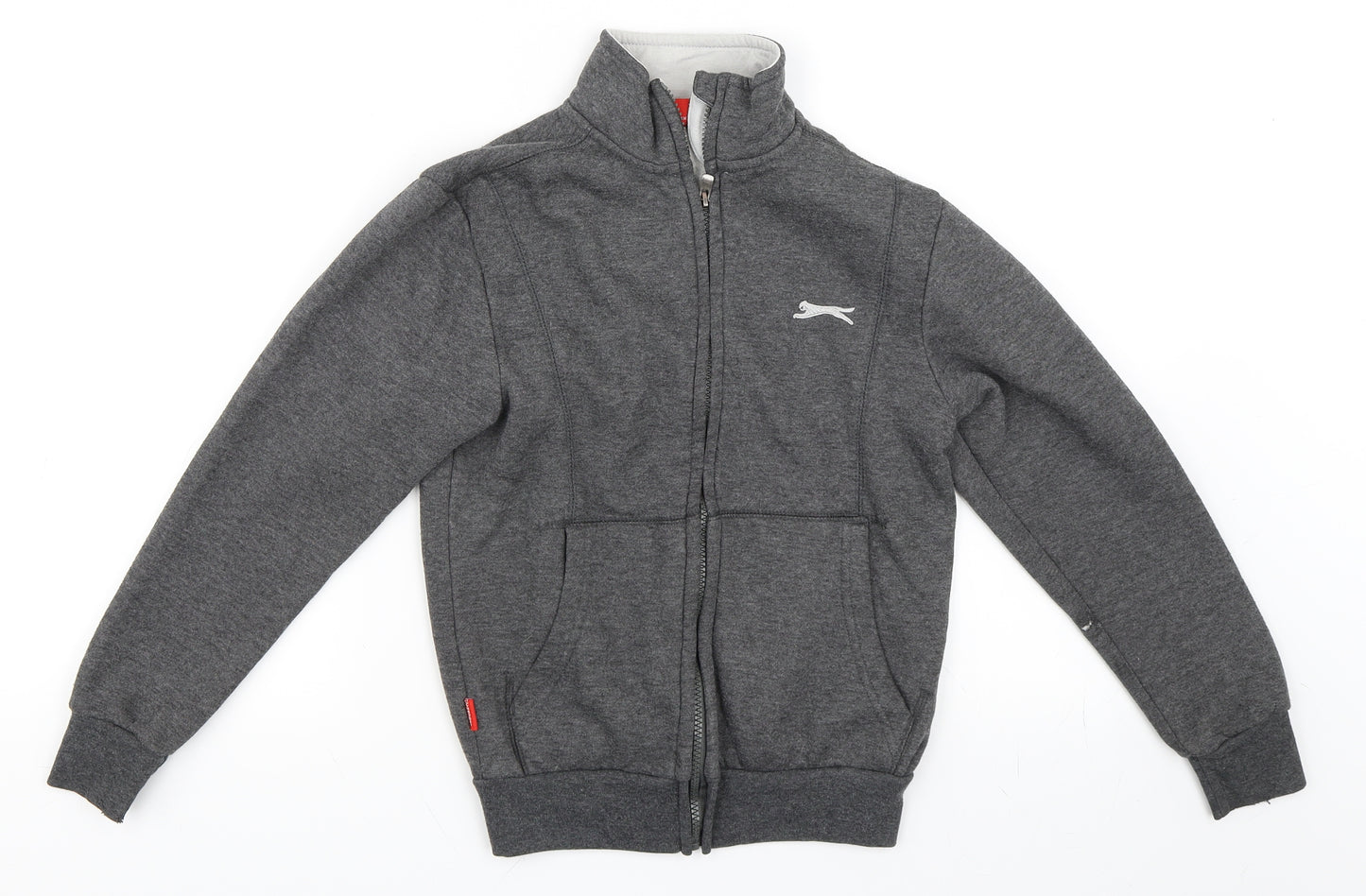 Slazenger Boys Grey   Full Zip Sweatshirt Size 7-8 Years