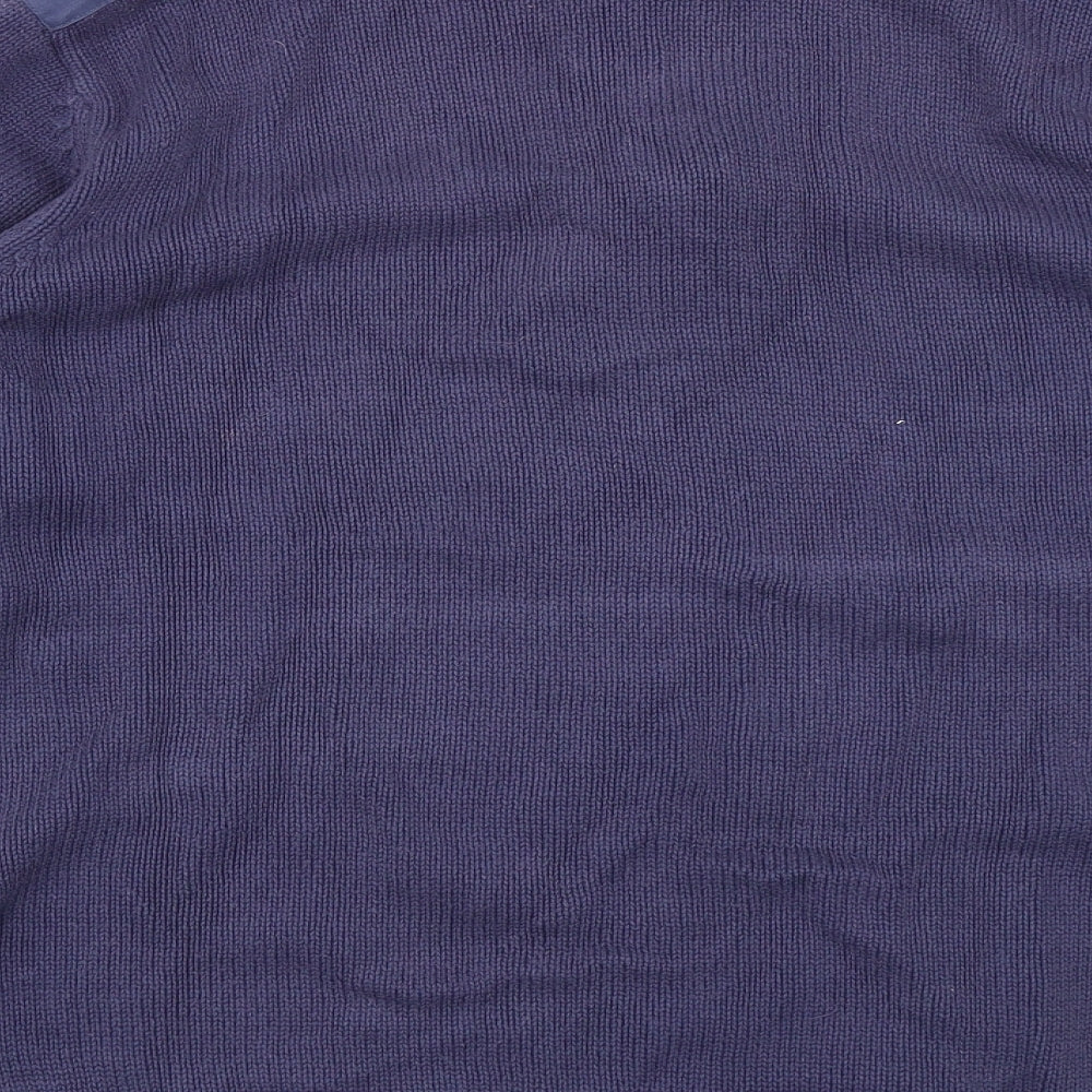 George Mens Blue   Henley Jumper Size 2XL