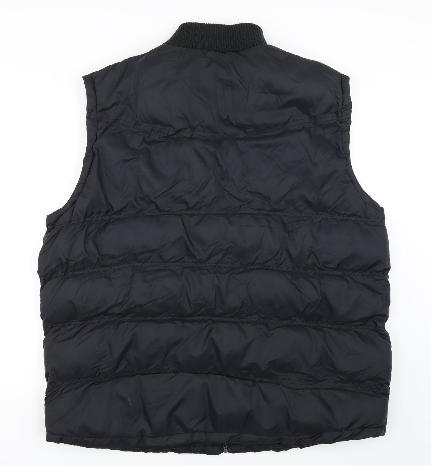 Peacocks Mens Black   Gilet Jacket Size 2XL