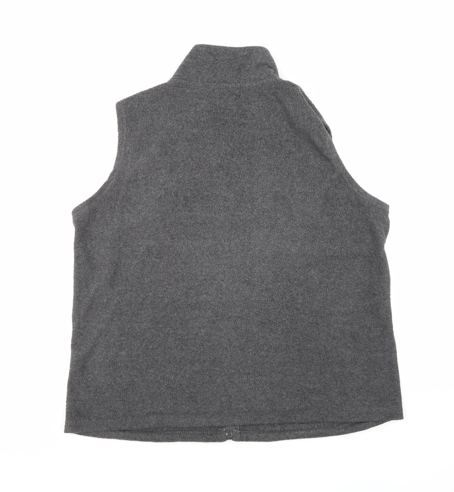 Bonmarché Womens Grey  Fleece Gilet Jacket Size M