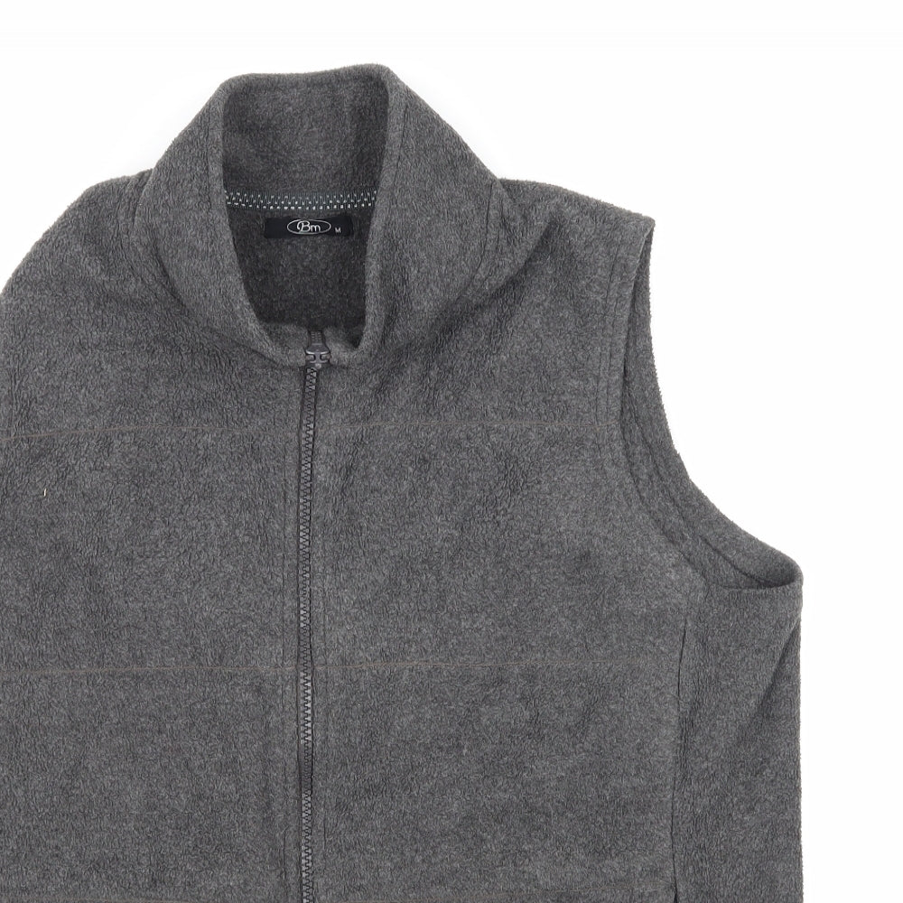Bonmarché Womens Grey  Fleece Gilet Jacket Size M