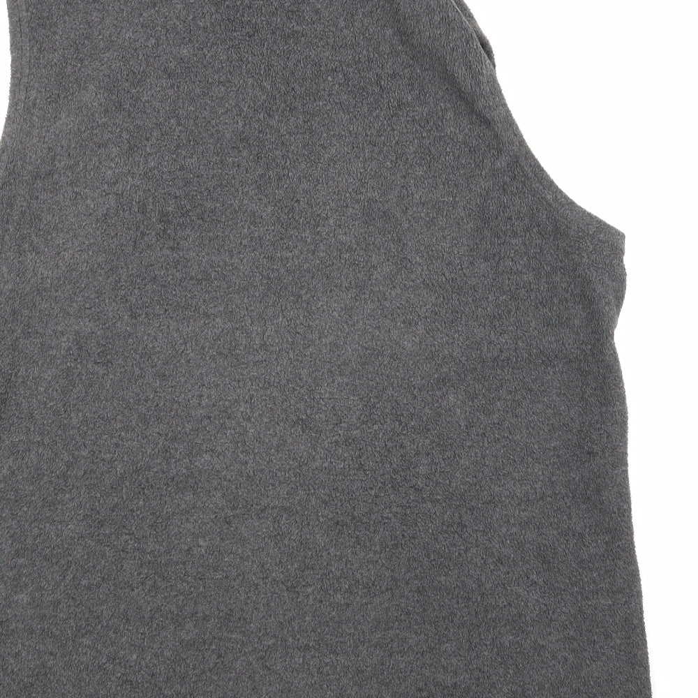 Bonmarché Womens Grey  Fleece Gilet Jacket Size M