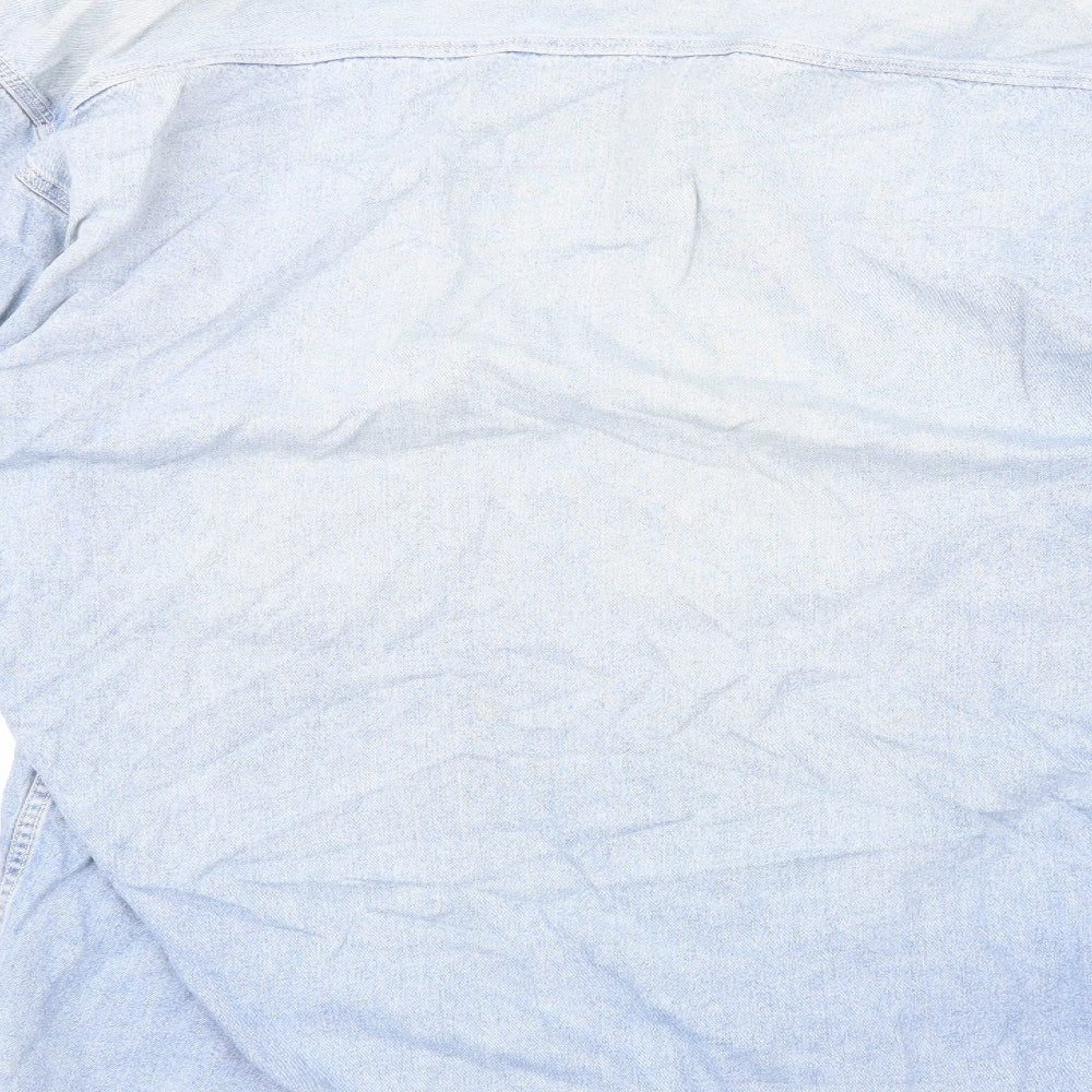 Smithy Mens Blue    Button-Up Size L