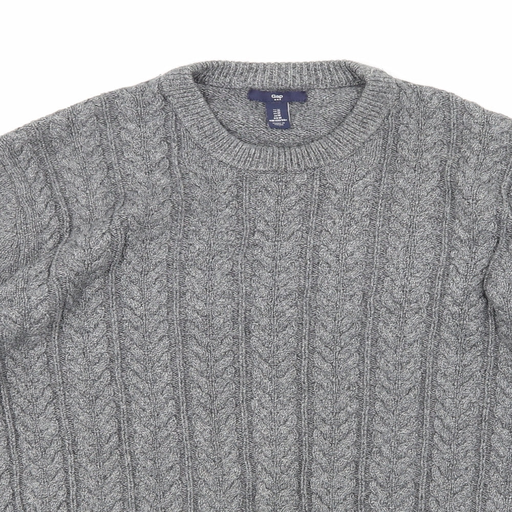 Gap Mens Grey  Knit Pullover Jumper Size M