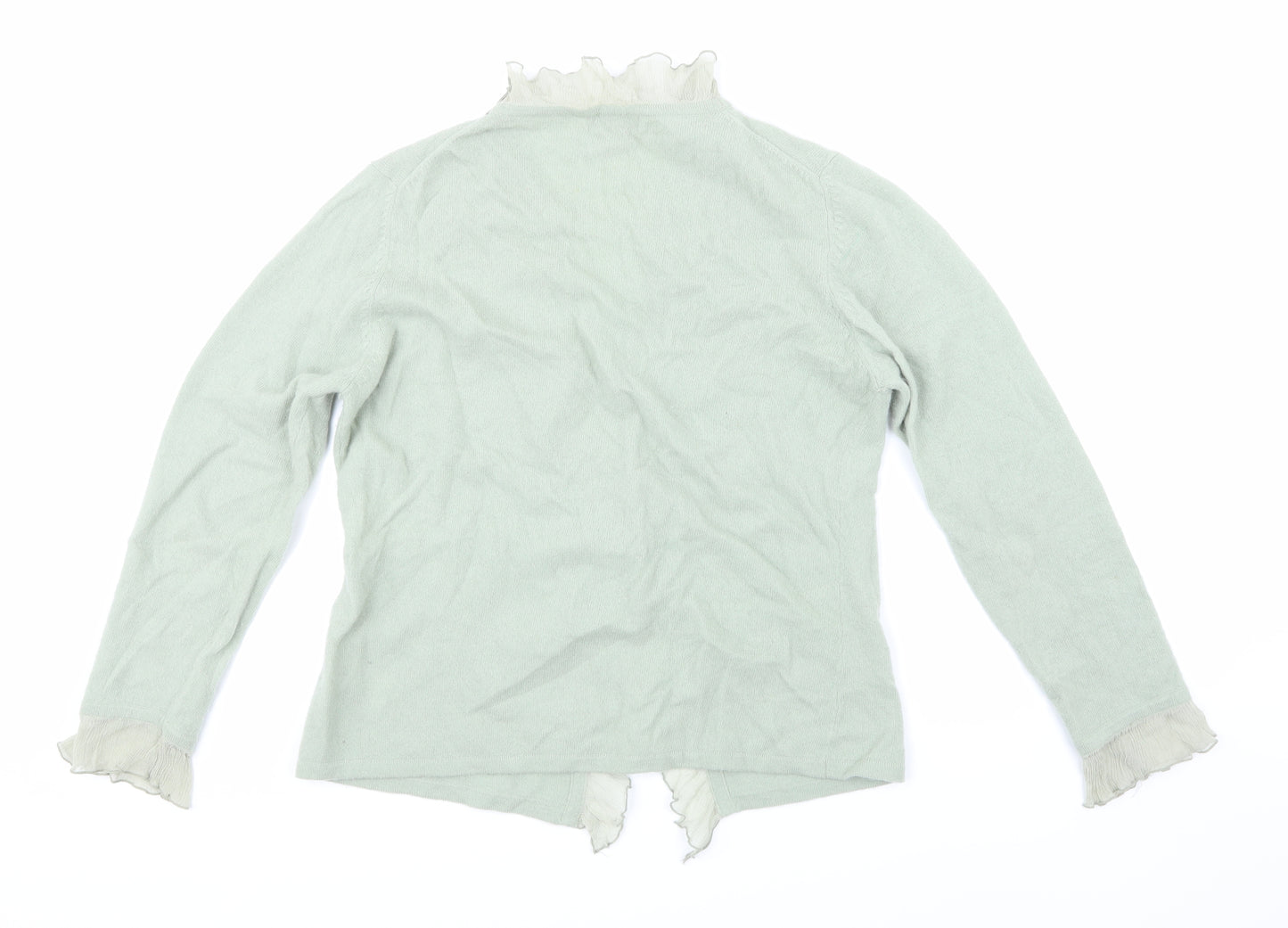 Monsoon Womens Green   Cardigan Jumper Size 14