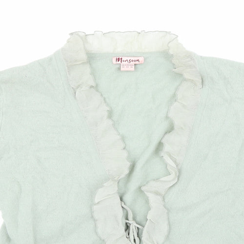 Monsoon Womens Green   Cardigan Jumper Size 14