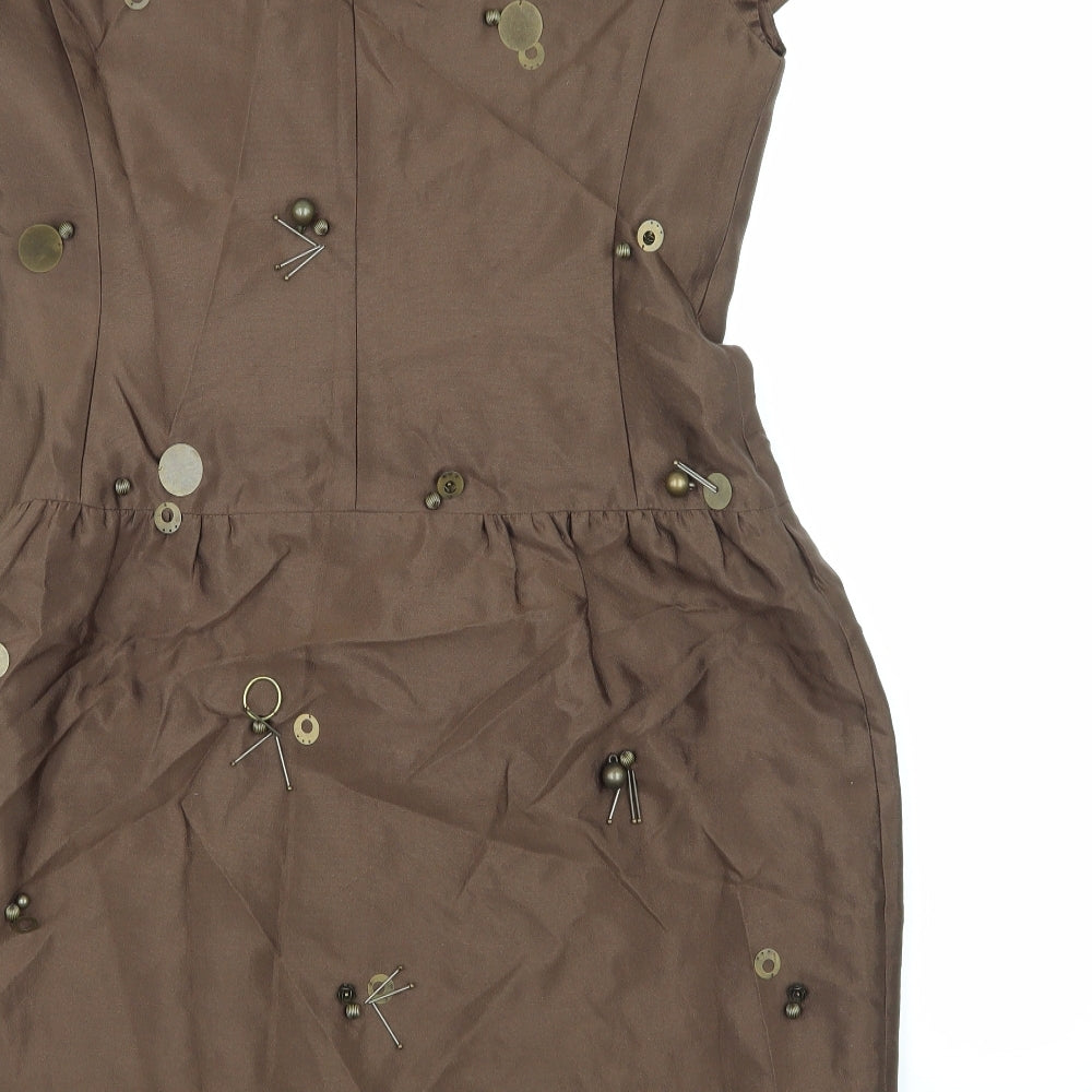 FWM Womens Brown   A-Line  Size 16