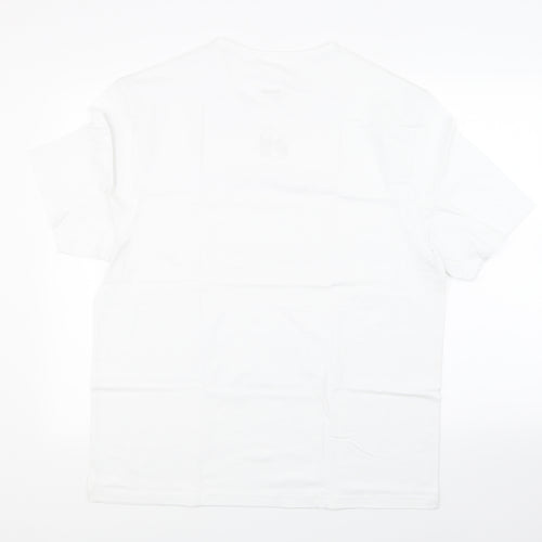 Marks and Spencer Mens White    T-Shirt Size 2XL
