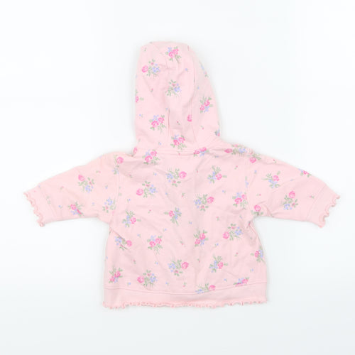 NEXT Girls Pink Floral  Jacket  Size 0-3 Months