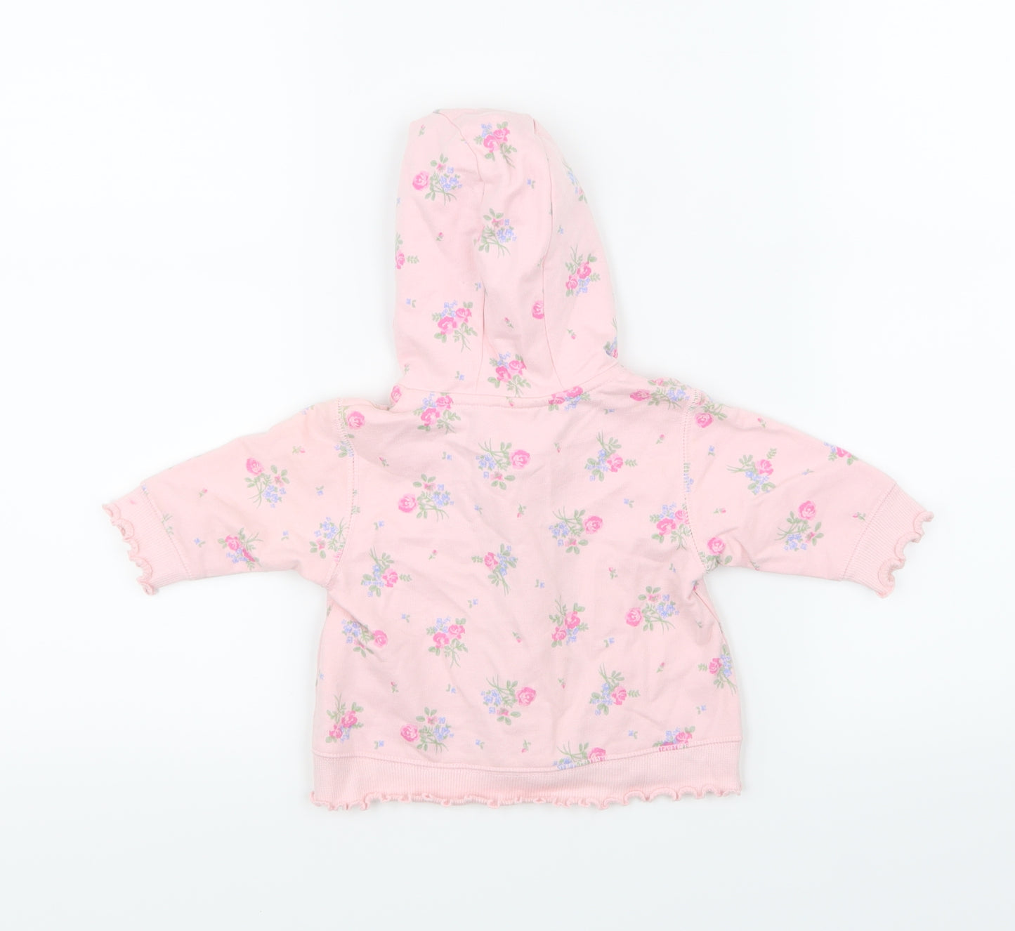 NEXT Girls Pink Floral  Jacket  Size 0-3 Months