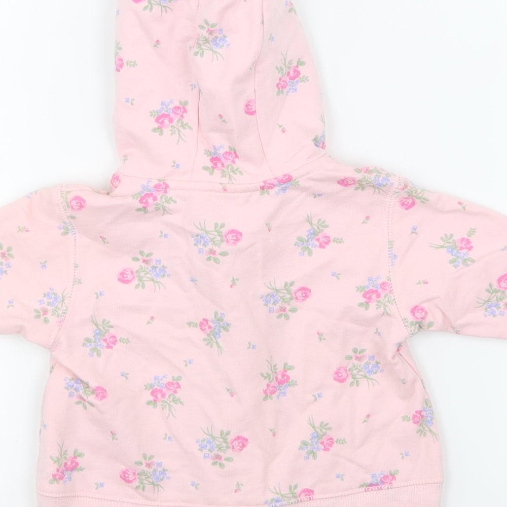 NEXT Girls Pink Floral  Jacket  Size 0-3 Months