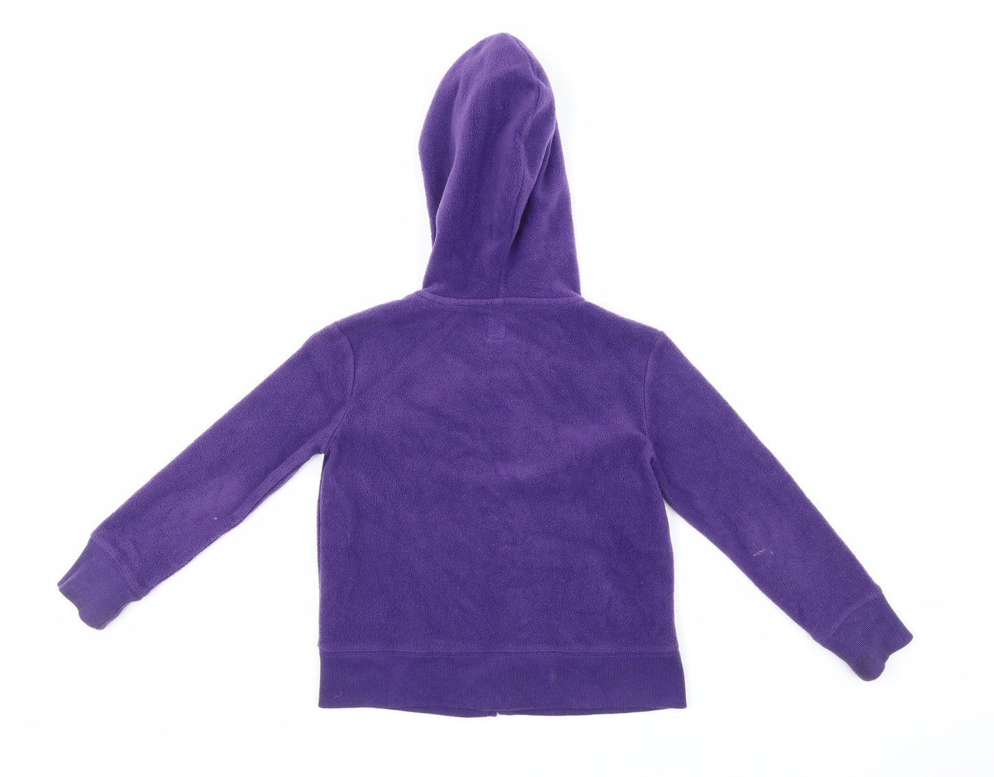 Gap Girls Purple  Fleece Full Zip Hoodie Size 6-7 Years