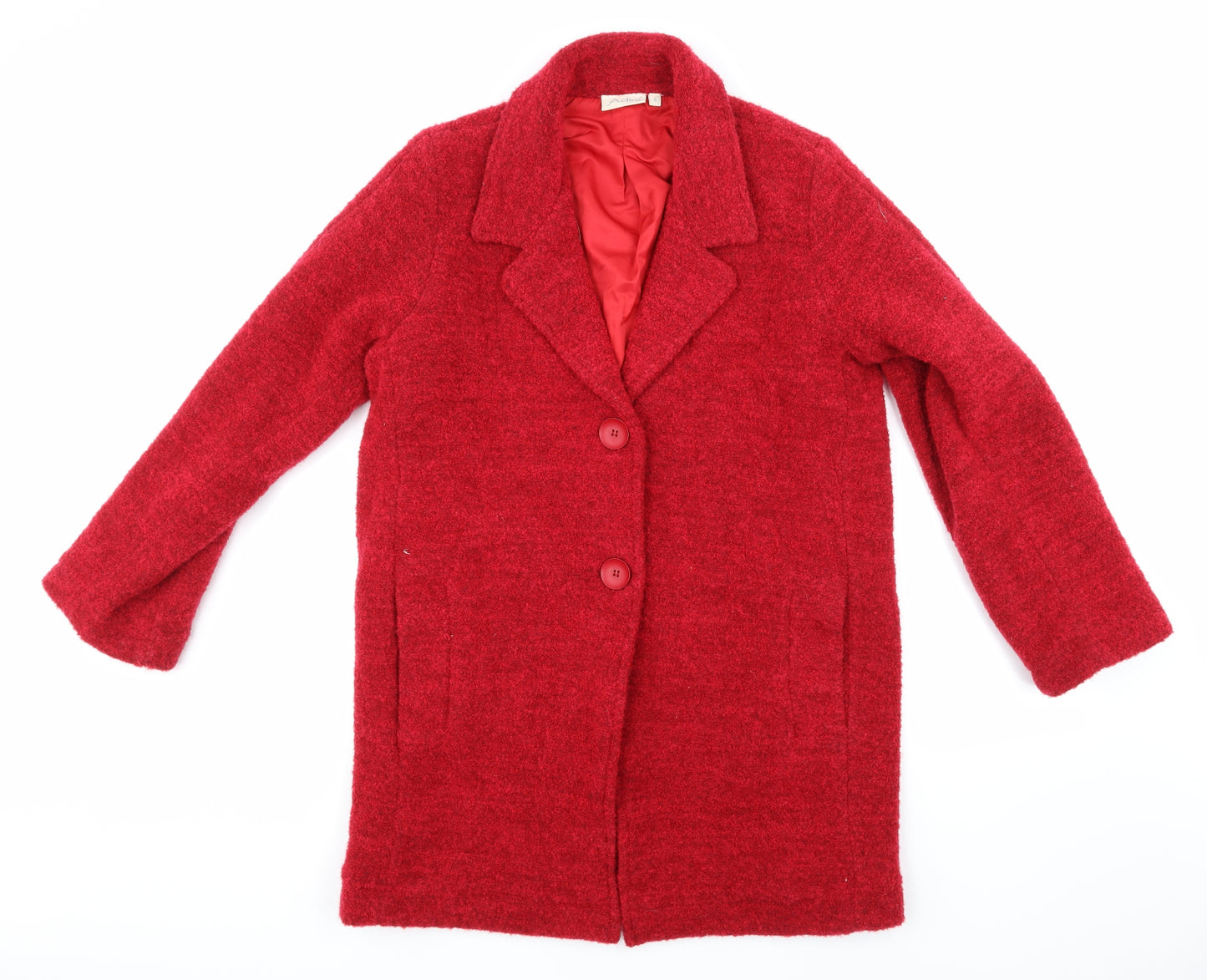 Adini Womens Red   Jacket Coat Size S