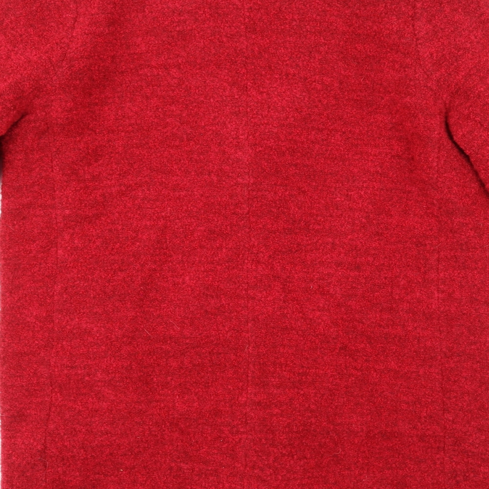 Adini Womens Red   Jacket Coat Size S