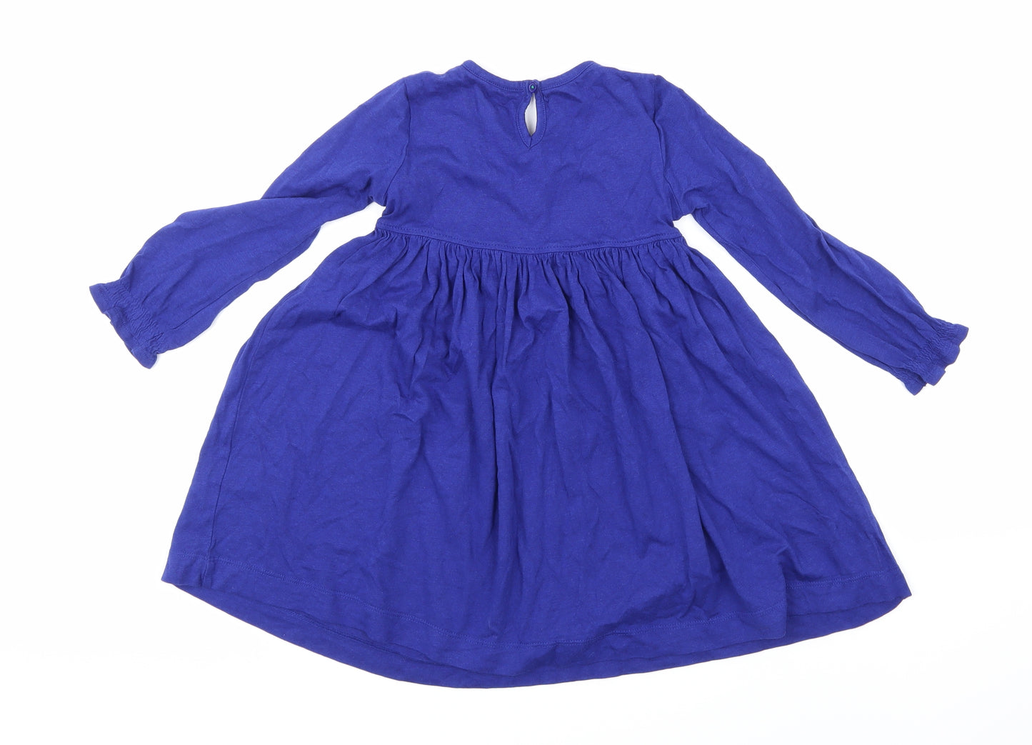 Mini Boden Girls Blue   Shift  Size 4-5 Years