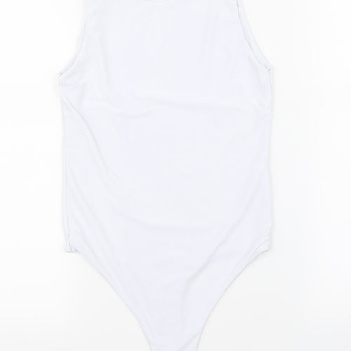 Boohoo Womens White   Basic Tank Size 6