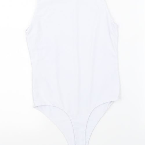 Boohoo Womens White   Basic Tank Size 6