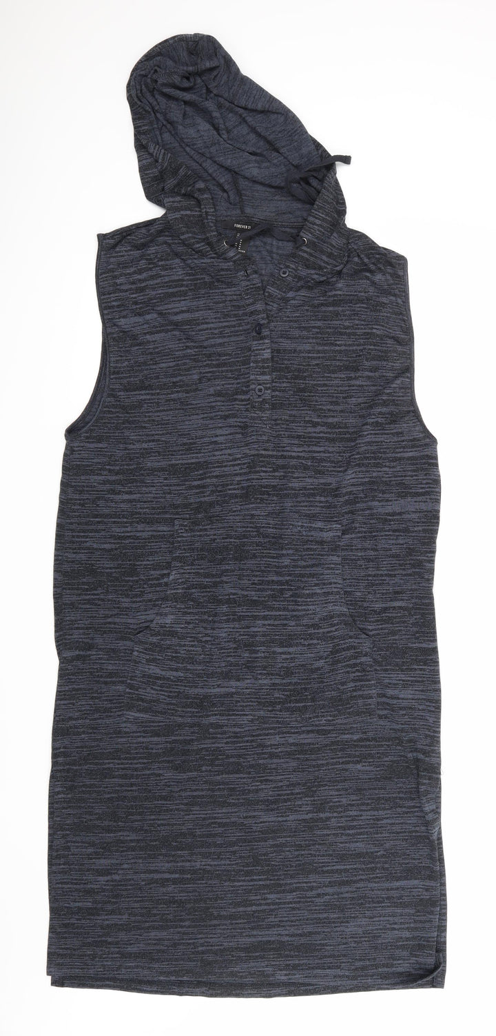 FOREVER 21 Womens Blue Jumper Dress Size M