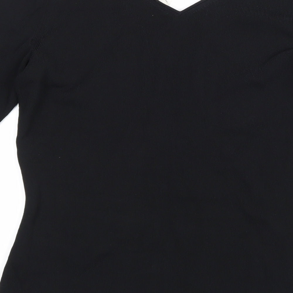 Arket Womens Black   Basic T-Shirt Size S