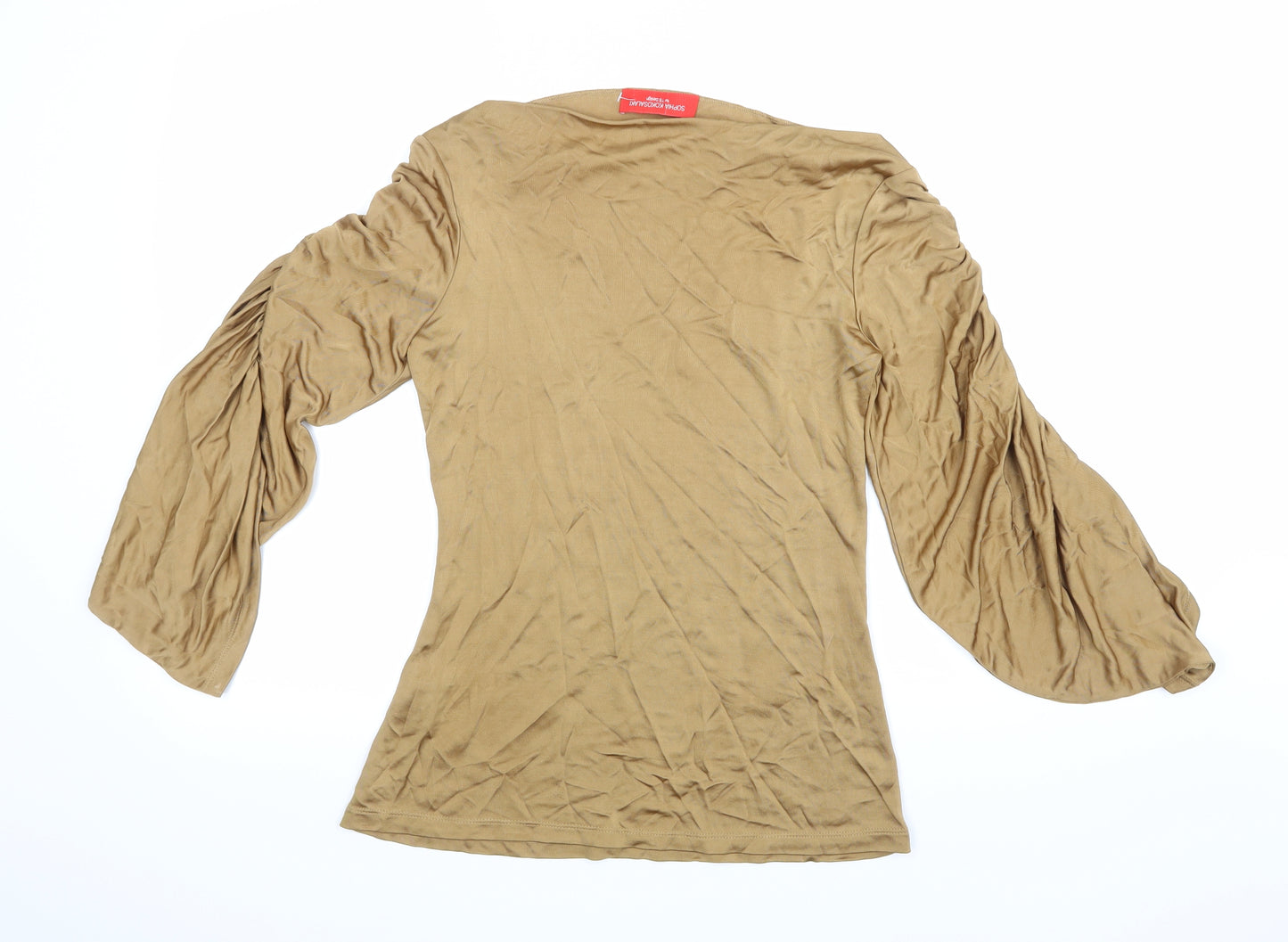 Ts Design Womens Brown   Basic Blouse Size 8