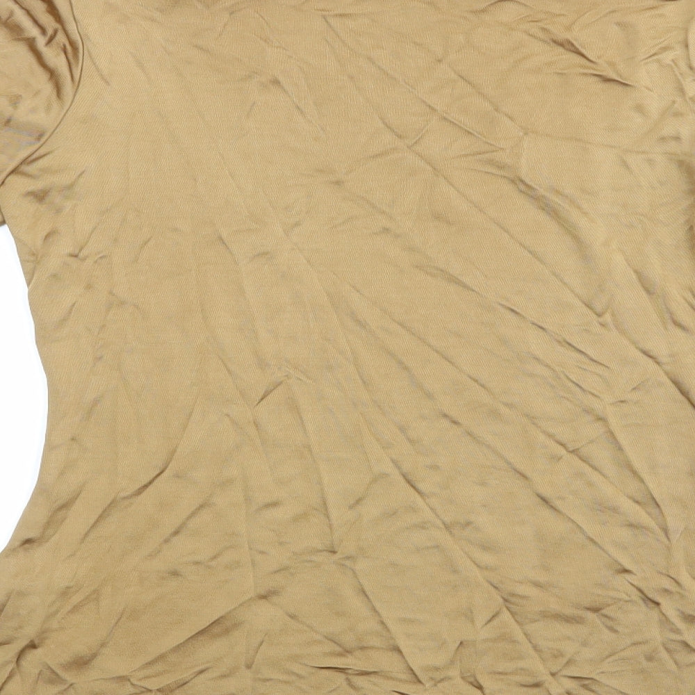 Ts Design Womens Brown   Basic Blouse Size 8