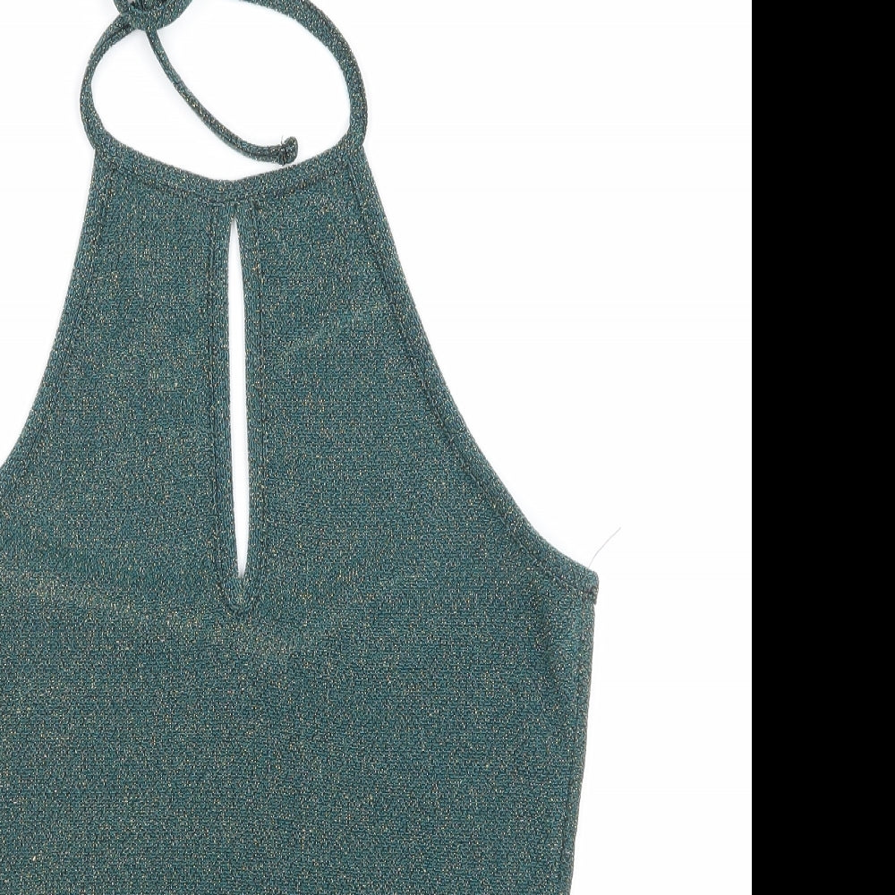 Preworn Womens Green   Basic Tank Size 10