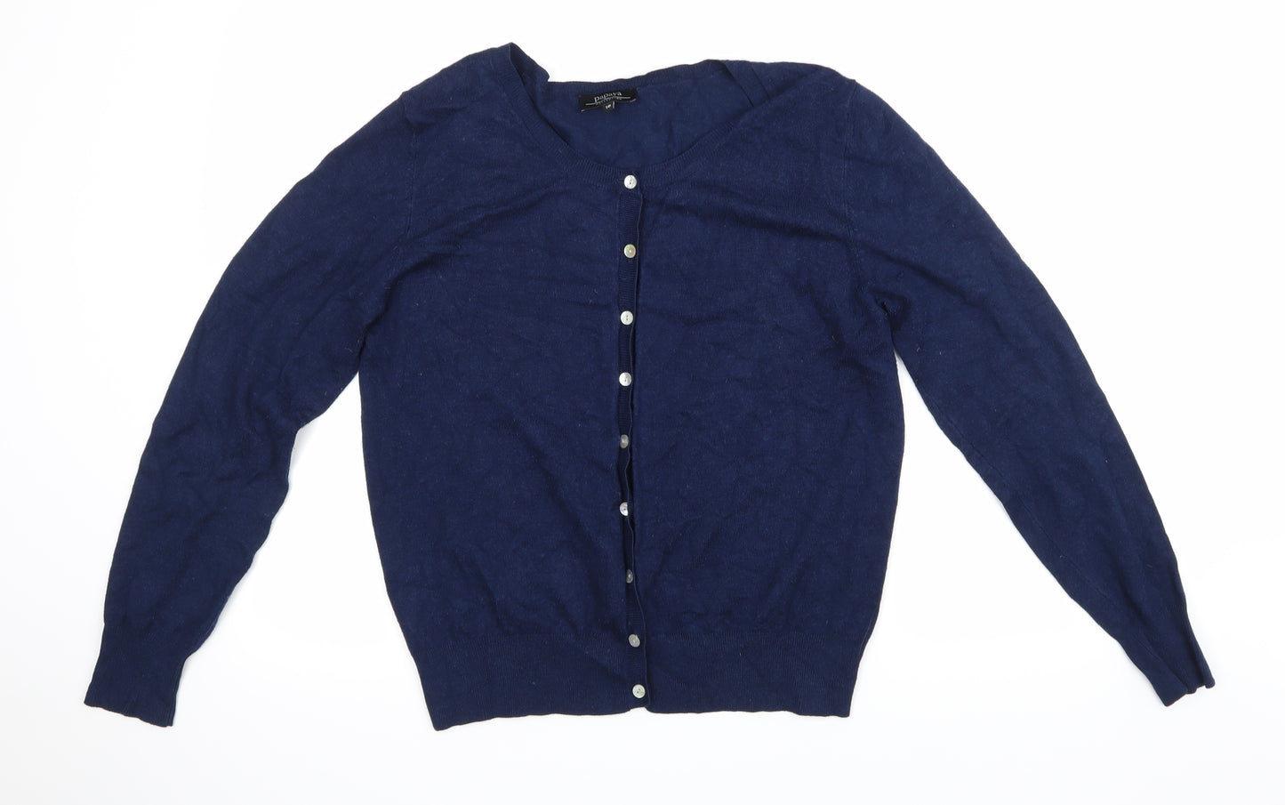 Papaya Womens Blue  Knit Cardigan Jumper Size 14