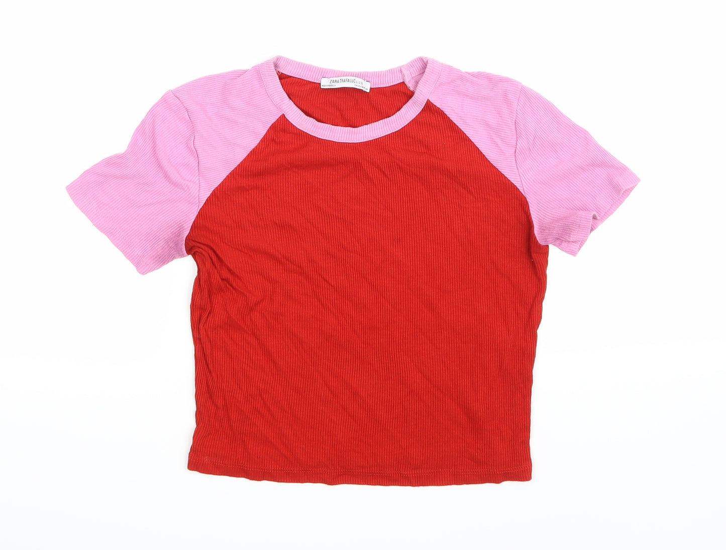 Zara Womens Red   Basic T-Shirt Size M