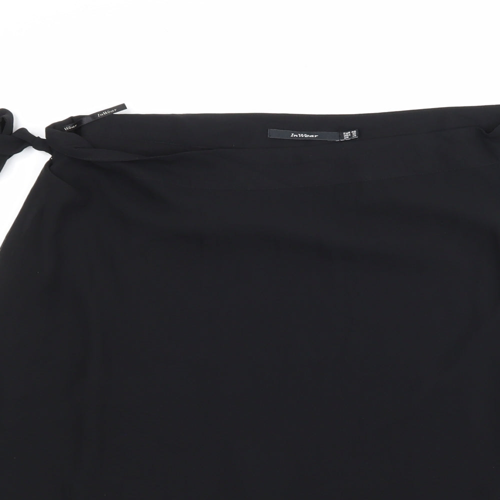 Inwear Womens Black   A-Line Skirt Size 12