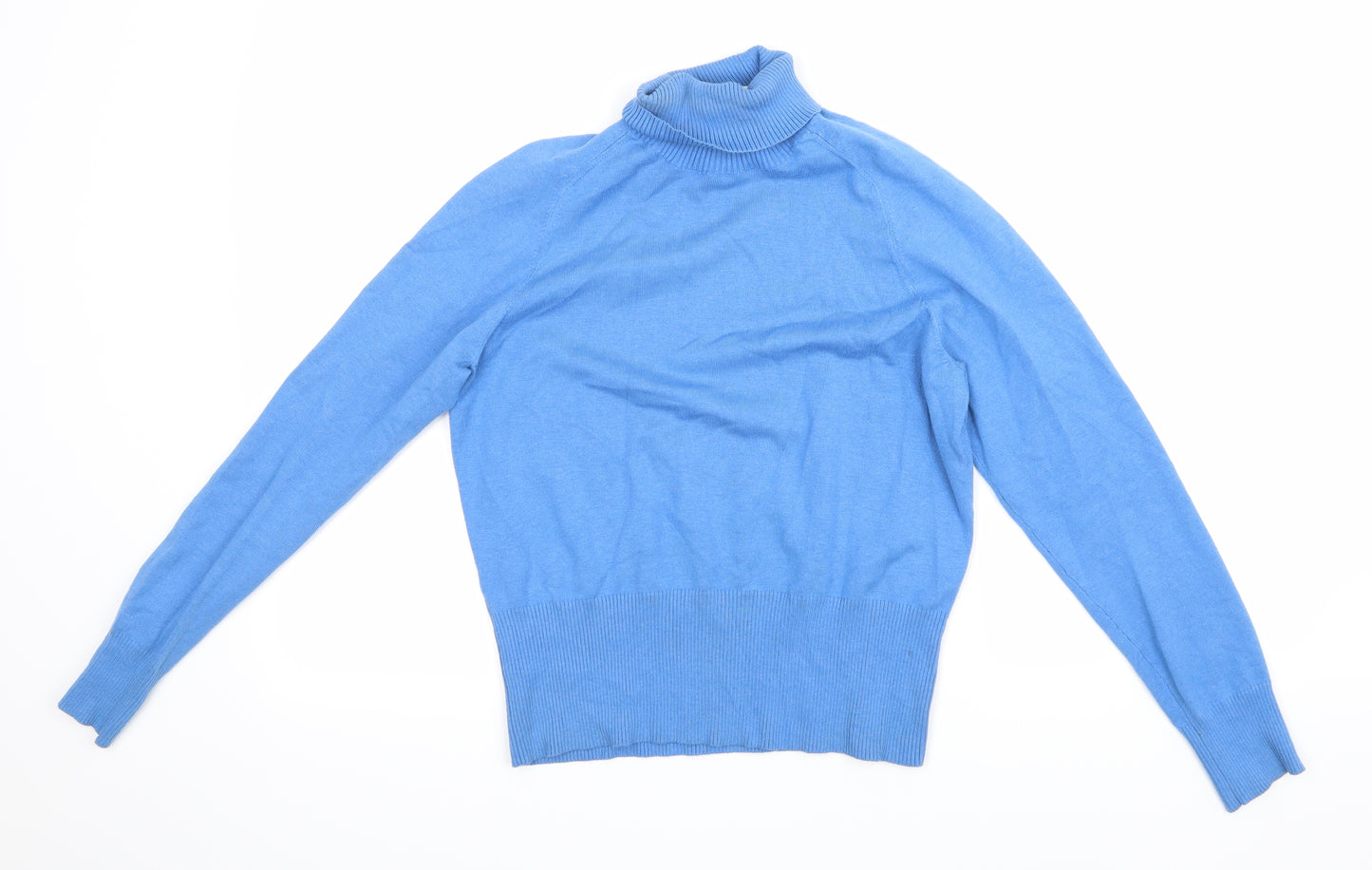 Talbots Womens Blue  Knit Pullover Jumper Size 8