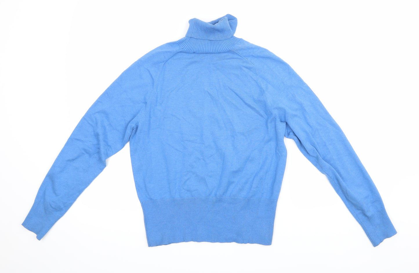 Talbots Womens Blue  Knit Pullover Jumper Size 8