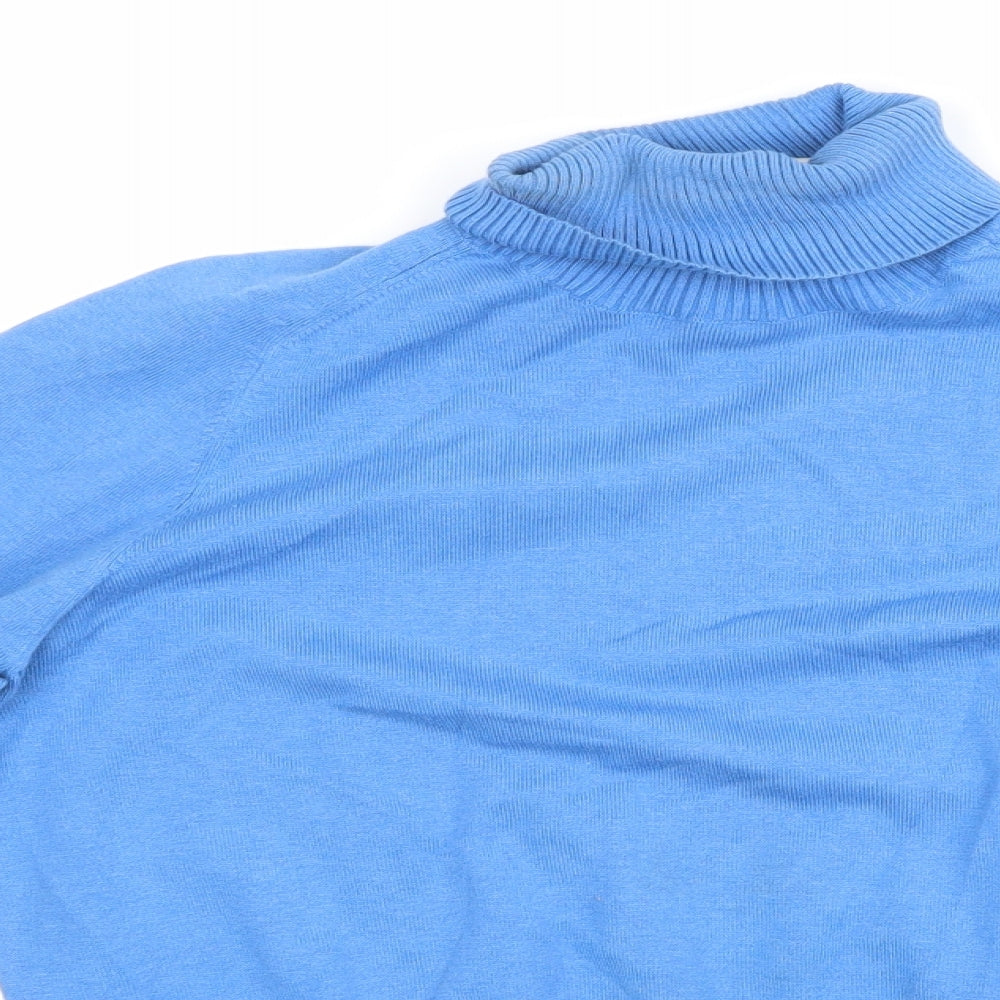 Talbots Womens Blue  Knit Pullover Jumper Size 8