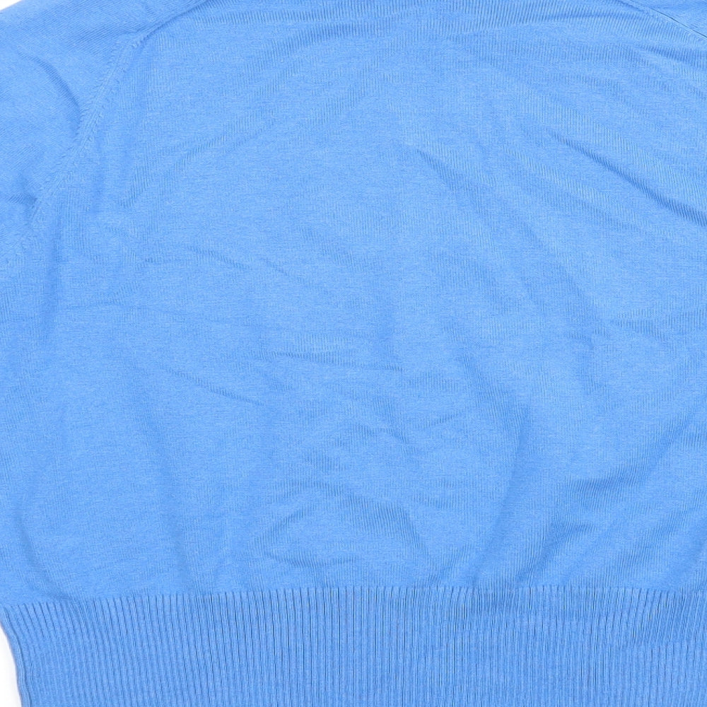 Talbots Womens Blue  Knit Pullover Jumper Size 8