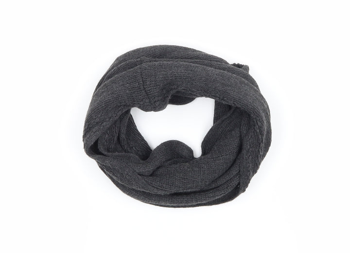 Preworn Womens Grey Knit Shawl/Wrap - Snood