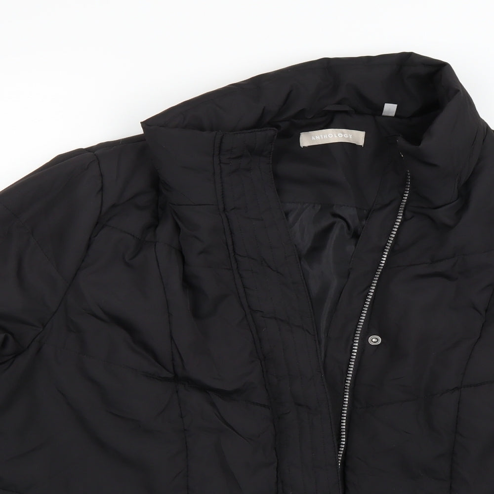 Anthology Womens Black   Jacket Coat Size L