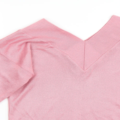 Imagination Womens Pink   Pullover Jumper Size S
