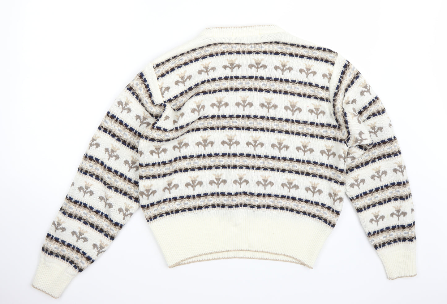 Marks and Spencer Womens White   Pullover Jumper Size 12