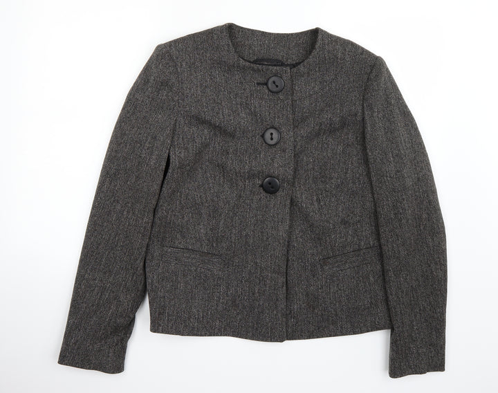 M&Co Womens Grey   Jacket Coat Size 14
