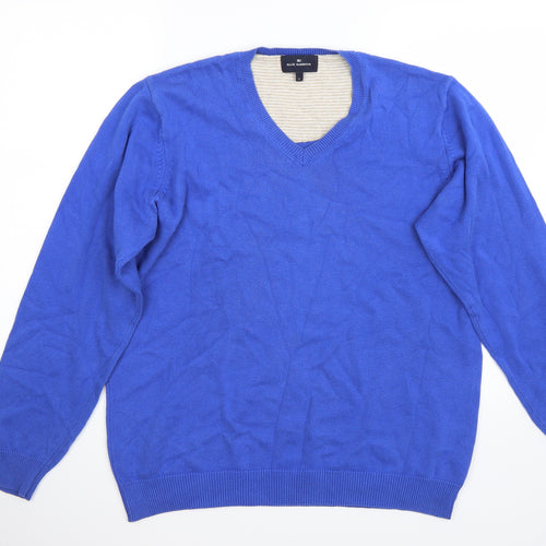 Marks and Spencer Womens Blue   Pullover Jumper Size L